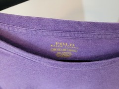 Polo Ralph Lauren Light Purple Solid Short Sleeve Crew Neck T Shirt 2XB