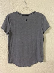 Lululemon Love Crew Short Sleeve T-Shirt in Black and White Stripe