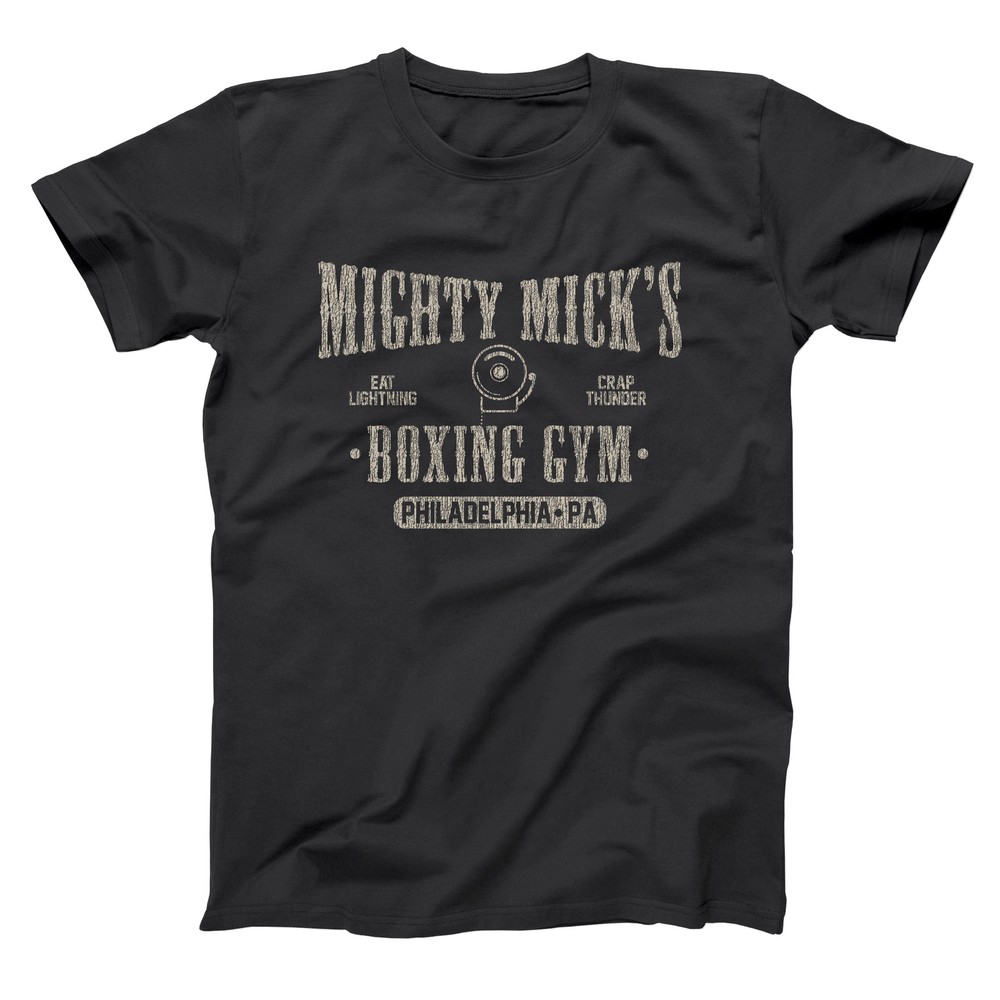 Mighty Micks Boxing Gym Rocky Philly Balboa Black Basic Men’s T-Shirt