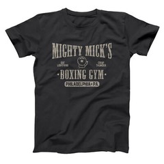 Mighty Micks Boxing Gym Rocky Philly Balboa Black Basic Men’s T-Shirt