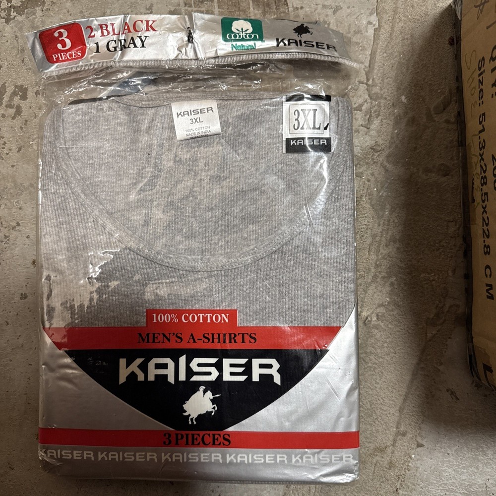 3 Pieces (2 Black 1 Gray) 3xL A Shirt/ Tang Top Special