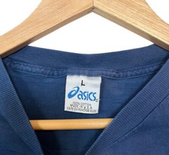 Vintage ASICS Blue Shirt University of Illinois National Class Balance Large