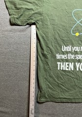 Port & Co Funny T-Shirt You Matter Then You Energy Men’s XL Green