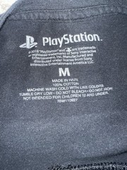 PlayStation T-Shirt Adult Medium Black Ripple Junction Gamer Japan 1994 Retro