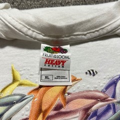 Vintage Fruit Of The Loom Bar Harbor Maine Dolphin Shirt XL Nature Graphic Tee