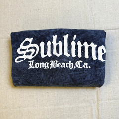 Sublime T-Shirt Men’s Size S Long Beach Boom Box Navy Mineral Wash SS Crewneck