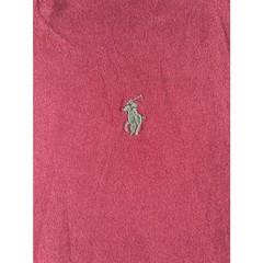 Polo Ralph Lauren Mens XXL Burgundy V-Neck Short Sleeve T-Shirt Maroon Pony Logo