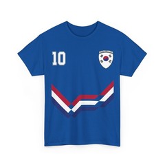 South Korea Soccer Shirt, South Korea Number 10 Soccer Jersey Style Shirt