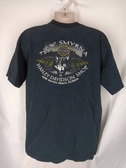 Harley Davidson 2003 Biketoberfest TShirt Eagle New Smyrna Beach FL Men’s XL
