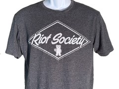 RIOT SOCIETY Short Sleeve Pull-Over T-Shirt Black Small