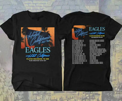 NEW The Eagles Hotel California Concert Tour 2021 T-Shirt, The Eagles 2021 Tour