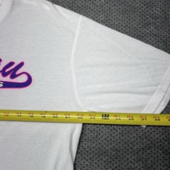 Vintage 90S Nassau Bahamas Beach Palm Trees Tourist Destination White Tee XL