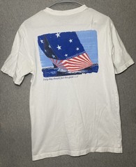 Vineyard Vines Men Short Sleeve Pocket Crew Neck Tee T-Shirt “FLAG SAILS” XS