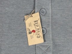 RedHead Thermal Men 2XLT Gray Henley Waffle Knit Outdoor Casual NWT Shirt