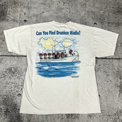 Vintage Where’s Waldo Parody Shirt XL Drunken Waldo