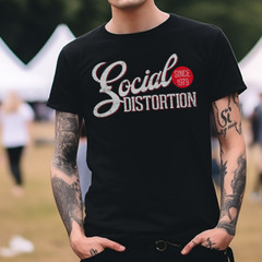 Social Distortion Since 1979 Punk Rock Band T-Shirt Black S-3XL