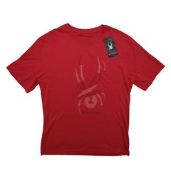 Spyder Shirt Mens Medium Red Graphic Spider Logo Short Sleeve Crewneck New