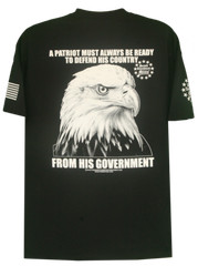 Second Amendment A Patriot Must Always Be Ready to Defend His Country T-Shirt