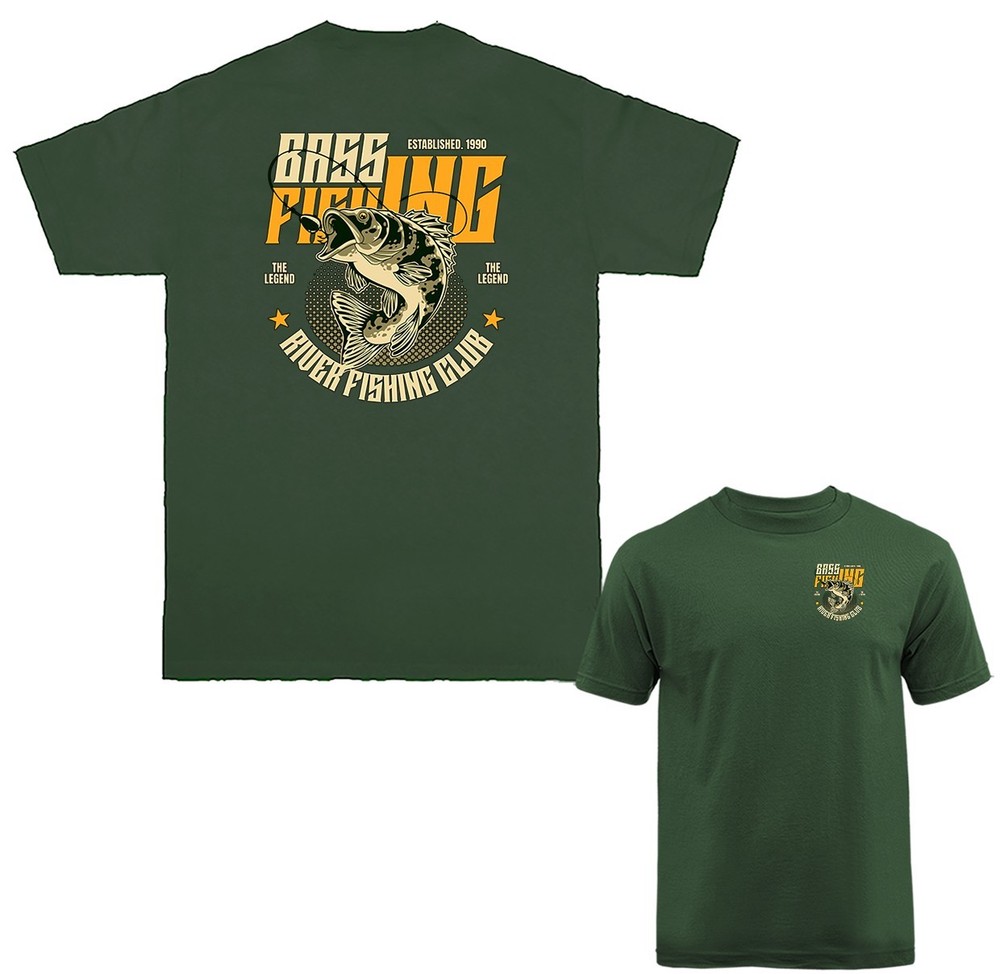 Bass Fishing Legend Outdoor Sports Fishing T-shirt