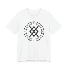Odin’s Spear Gungnir Norse T-Shirt | Viking Symbol With Rune Circle Tee