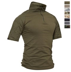 Atheletic Men’s Short Sleeve Firm Active T-Shirt Outdoor Training Camping Shirts