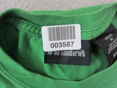 No Boundaries Shirt Adult Medium Green I Am Not A Model Funny Quote Casual Tee