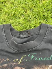 VTG 90s Bob Marley Rap T Shirt Songs Of Freedom- Reggae Concert Tee Size large