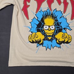 The Simpsons Bart Punk – Officially Licensed Cartoon Graphic T Shirt – Unisex S