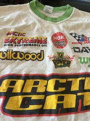 VIntage Arctic Cat Arcticwear T-Shirt Team Racing Snowmobile 2-Sided Men’s XXL