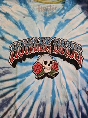 Howler Brothers Skulls N’ Begonias Tie Dye “High Dye” T Shirt Men’s Medium NWT