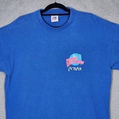 PLANET HOLLYWOOD T-Shirt Mens XL Blue Praha Prague Czech Republic VINTAGE