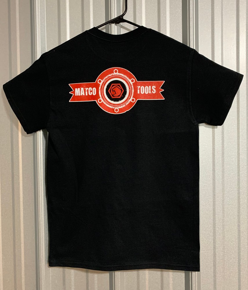 NEW MATCO TOOLS Lug & Hub Short Sleeve T-Shirt – Black w/Red Logo – Small