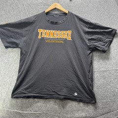 Tennessee Volunteers Shirt Mens L Black Graphic Tee Crewneck Cotton Tagless Logo