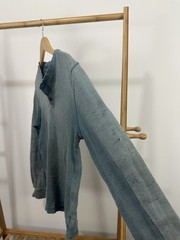 VTG Gradient Sun Faded Thrashed Distressed Grunge Worn Hensley Top WIP Shirt XS