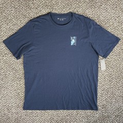 NWT Travis Mathew Tri Blend Blue Best Trip Yet Shirt Mens 2XL