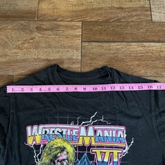 WWE WrestleMania VI Hulk Hogan Ultimate Warrior Macho Man T Shirt Men’s S #21819