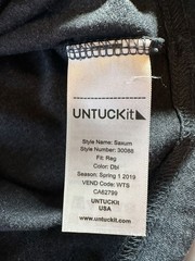 3 Pack-UNTUCKit Short Sleeve Crew Men’s T-Shirt – XXL Charcoal/Lt. Blu/Royal Blu