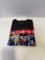Dragon Ball Z Anime T Shirt Mens Large Goku Vegeta Trunks Graphic Black 2021