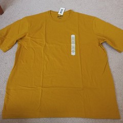 NWT! DULUTH Trading Men’s Yellow Mustard Cotton Short Sleeve Tee Shirt Casual L