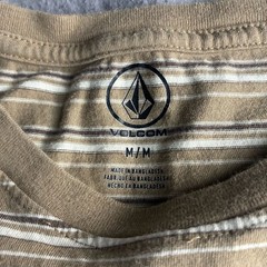 Volcom Men’s Sylvan Striped Pocket T-Shirt Khaki