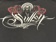 Sullen Black Cotton Knit Regular Fit Crew Neck Skull Graphic Tee Men’s 3XL