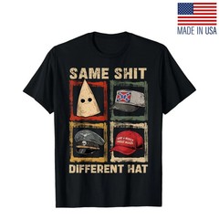 Same Stuff Different Hat Funny Humor Graphic T-Shirt