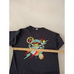 Star Wars Mandalorian Grogu This Is The Way Black 100% Cotton Graphic Tee M/L