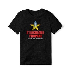 Strickland Propane Logo : King Of The Hill Show, Cotton/Poly Blend Tee