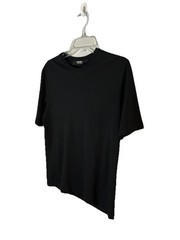 Murano Classic Crew Neck Tee Liquid Luxury Men’s Small Black S/S Minimalist