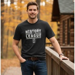 Reebok National Hockey League History of the League T-Shirt Men’s L Black Casual