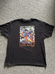 Vintage Dragon Ball Z Men’s 2XL Black Graphic Logo T-Shirts Crew Neck Lot of 3
