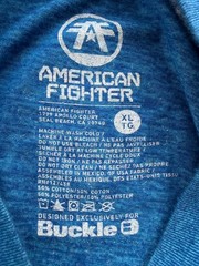 American Fighter Premium Athletics Blue 50/50 Cotton Poly Blend T-Shirt Men’s XL