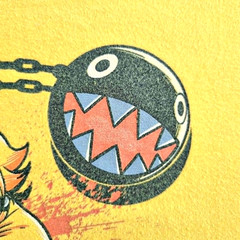 Vintage KILL BILL x SUPER MARIO BROS Shirt XL Movie Parody Video Games Crossover
