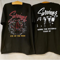 Survivor Eye Of The Tiger Going The Distance Tour ’82 Shirt EN480